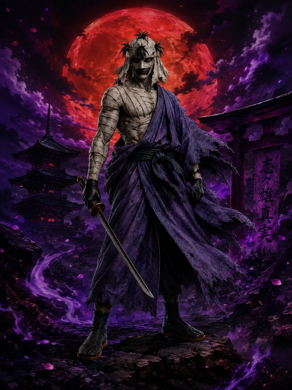 Makoto Shishio, Rurouni Kenshin Figure, photo 2 of 4 - Makoto Shishio, Rurouni Kenshin Figure Toys & Games