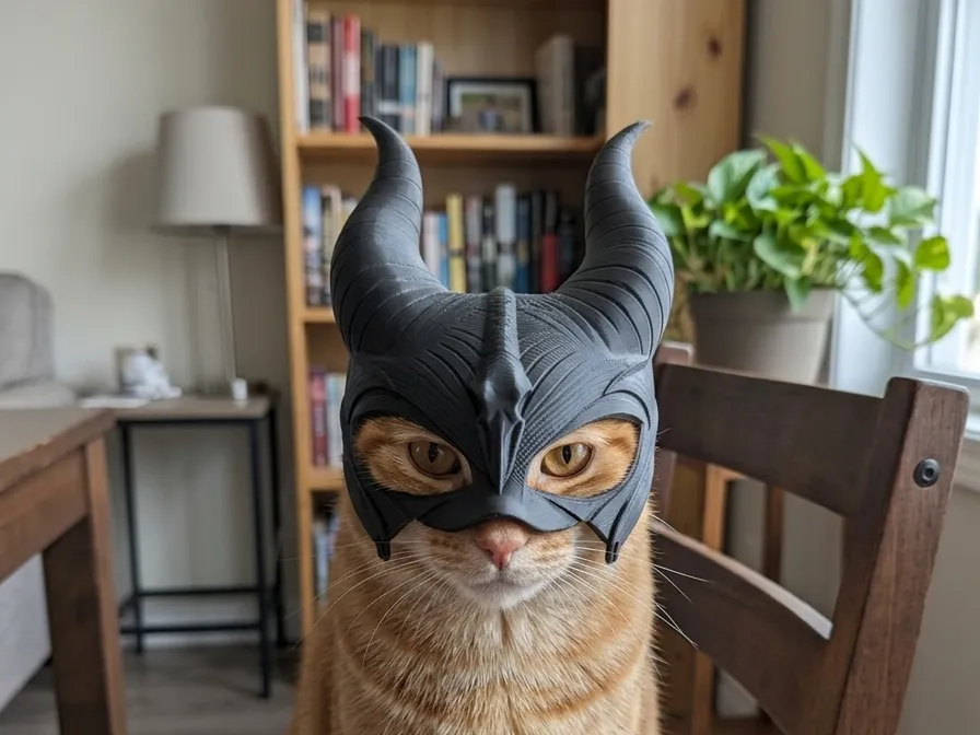 Maleficent style cat helmet!!!