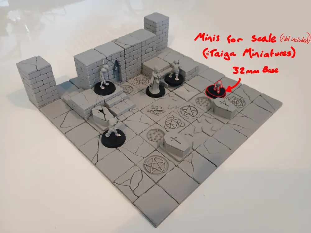 Maleghast Modular Board Terrain, photo 3 of 4 - Maleghast Modular Board Terrain Board Games & Tabletop