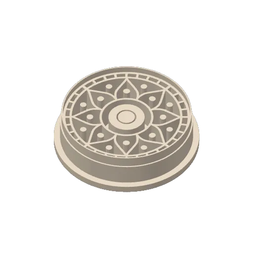 Mandala Polymer clay cutter, photo 3 of 3 - Mandala Polymer clay cutter Home Decor Items