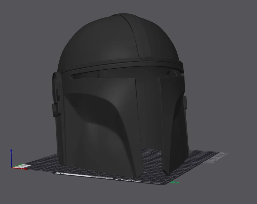 Mandalorian Helmet, photo 3 of 4 - Mandalorian Helmet Props & Cosplay
