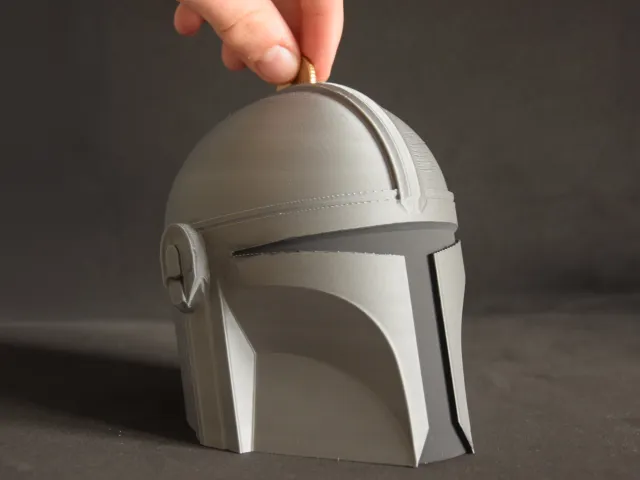 Mandalorian Helmet - Piggy Bank