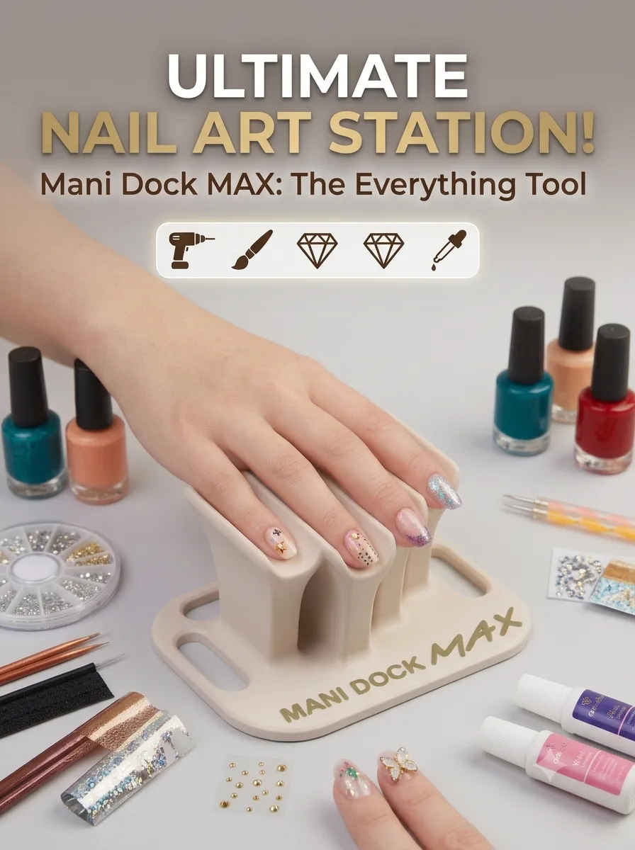 Mani Dock Max Nail Art Hand Rest, photo 4 of 5 - Racks & Stands, nail care