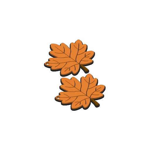 Maple Leaf Earrings, photo 4 of 4 - Maple Leaf Earrings Fashion