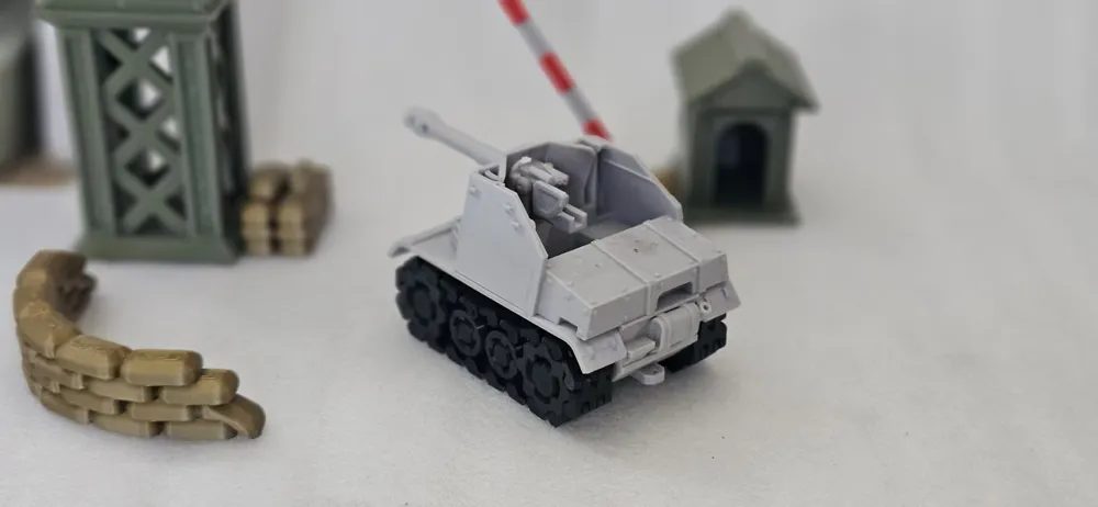 Marder Tank Destroyer Chibi Model, photo 2 of 4 - Marder Tank Destroyer Chibi Model Toys & Games