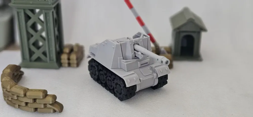 Marder Tank Destroyer Chibi Model, photo 4 of 4 - Marder Tank Destroyer Chibi Model Toys & Games