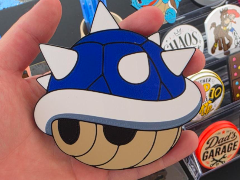 Mario Blue Shell BBW Soap/Pen Holder Face, photo 4 of 4 - Mario Blue Shell BBW Soap/Pen Holder Face Desk & Office