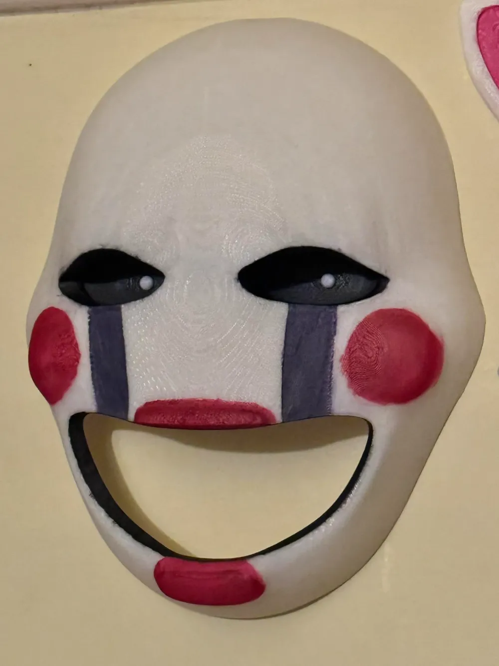 Marionette Mask - Wall Mounted - FNAF, photo 3 of 4 - Marionette Mask - Wall Mounted - FNAF Props & Cosplay