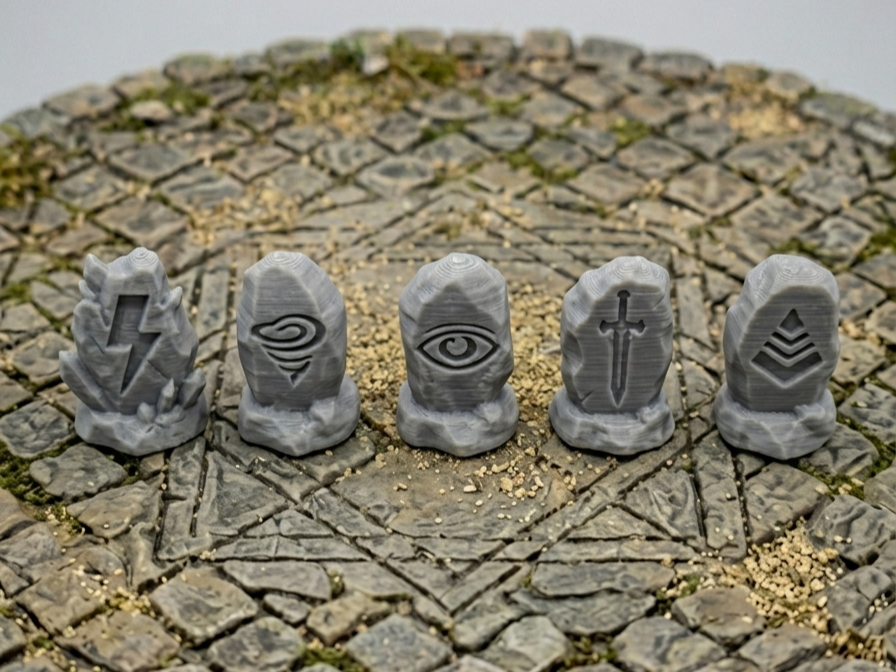 Marker Stones Set 2, RPG & Tabletop Accessories - Other Miniatures, in stock in India