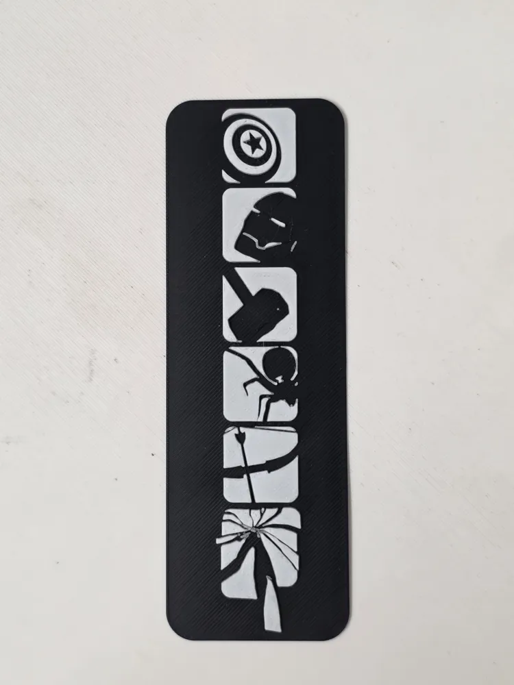 Marvel bookmark, photo 2 of 4 - Marvel bookmark Hobby & DIY