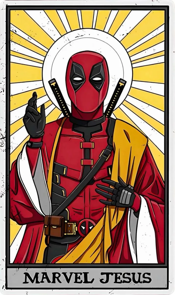 Marvel Jesus, photo 2 of 3 - Marvel Jesus Generative Art