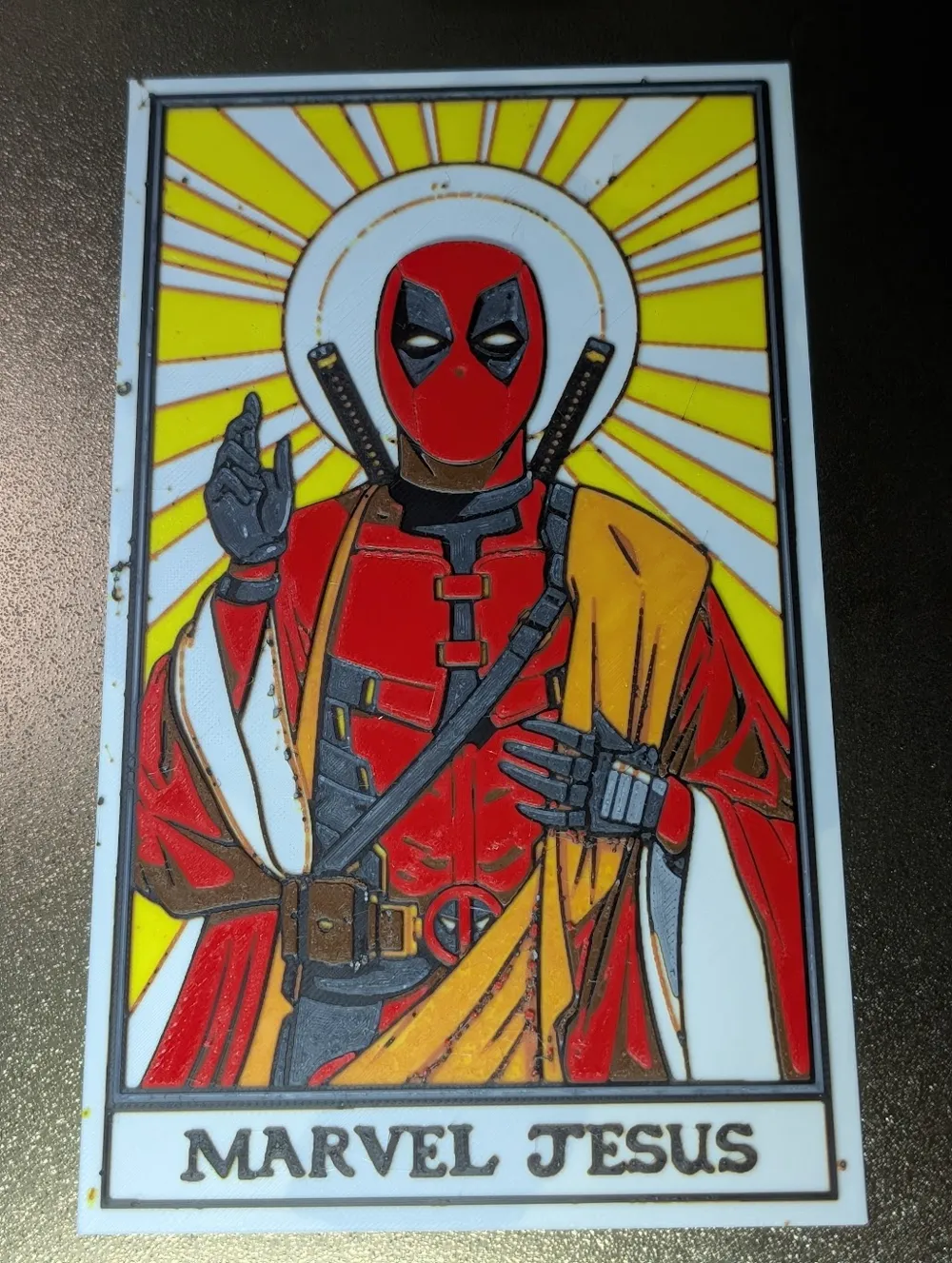 Marvel Jesus, photo 3 of 3 - Marvel Jesus Generative Art