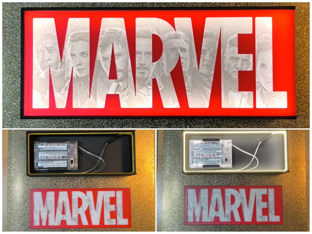 Marvel Lightbox, photo 4 of 4 - Marvel Lightbox Lamps & Lighting