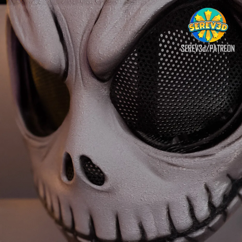 Mask-Jack Skellington Nightmare Christmas, photo 2 of 4 - Mask-Jack Skellington Nightmare Christmas Props & Cosplay