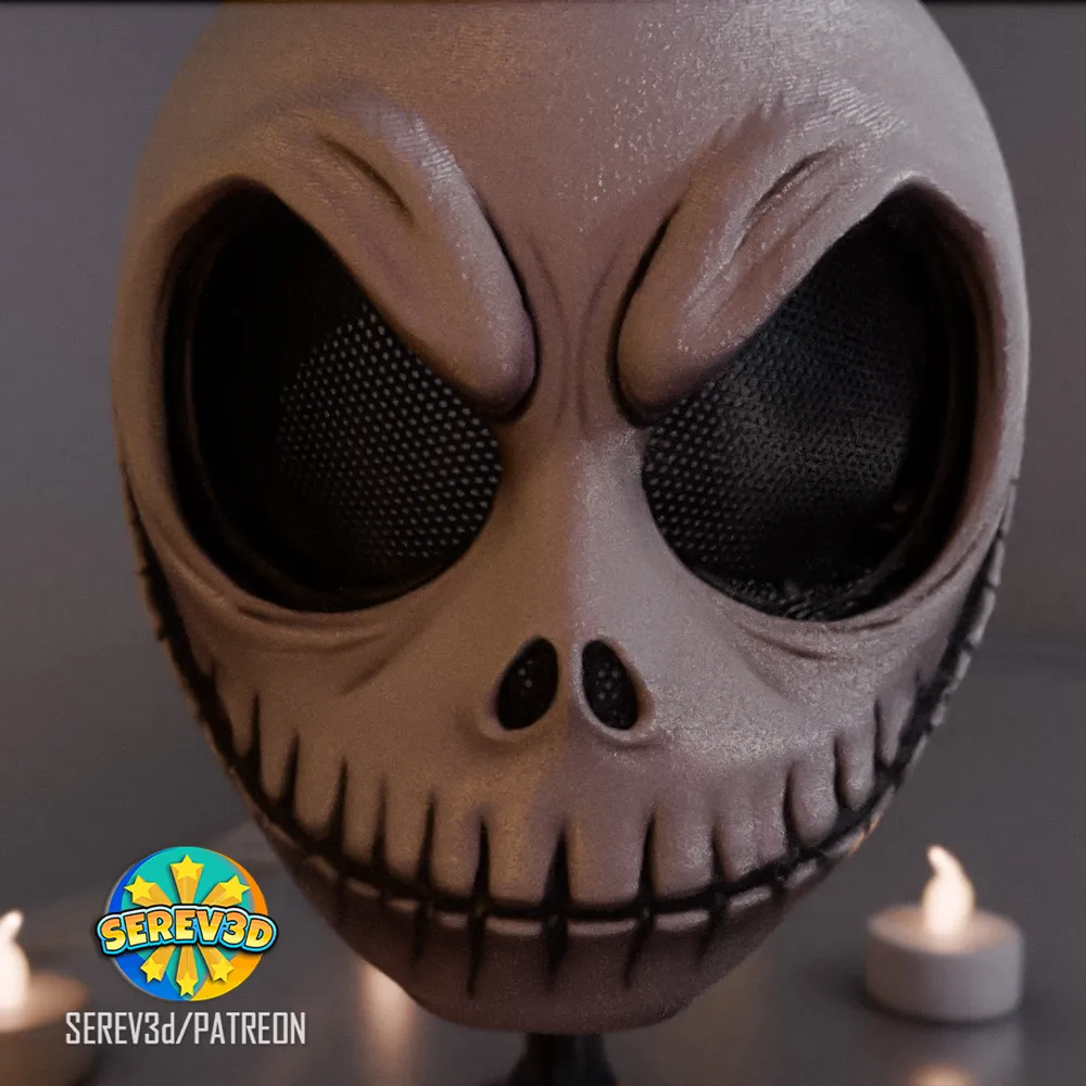 Mask-Jack Skellington Nightmare Christmas, photo 3 of 4 - Mask-Jack Skellington Nightmare Christmas Props & Cosplay