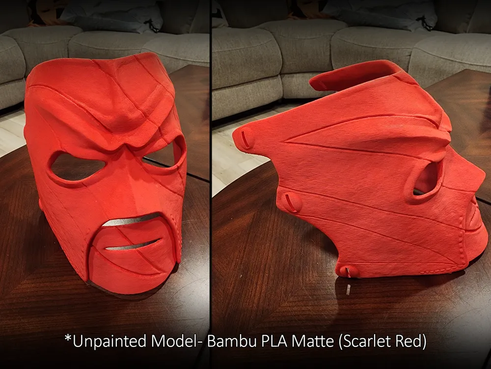 Mask - Kane of WWE - Original Version, photo 4 of 4 - Mask - Kane of WWE - Original Version Props & Cosplay
