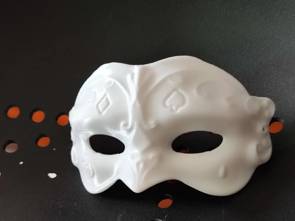 Masquerade Half Face Mask, photo 4 of 4 - Masquerade & Venetian Masks, easy