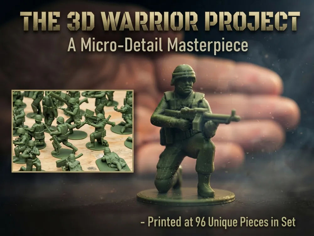 Masterpiece Soldiers WW2 - Set 96 pieces - 15mm - People, in stock in India