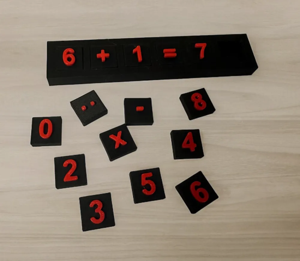 Math Operation Game (Four operation), another view - Maths Learning Aids, subtraction