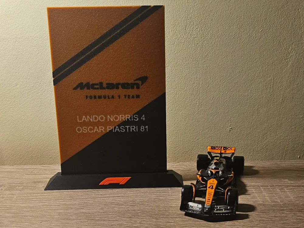 Mclaren F1 2025 sign
