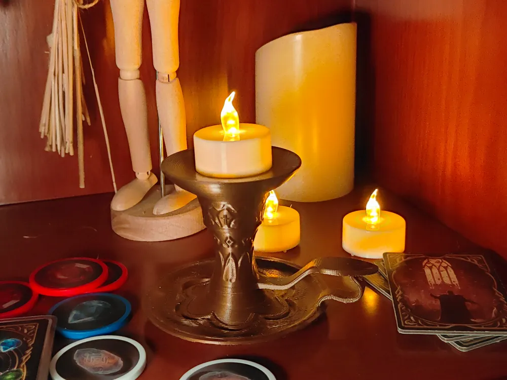 Medieval Candle Holder for Board Games, photo 4 of 4 - Classic Board Games & Game Sets, ornaments