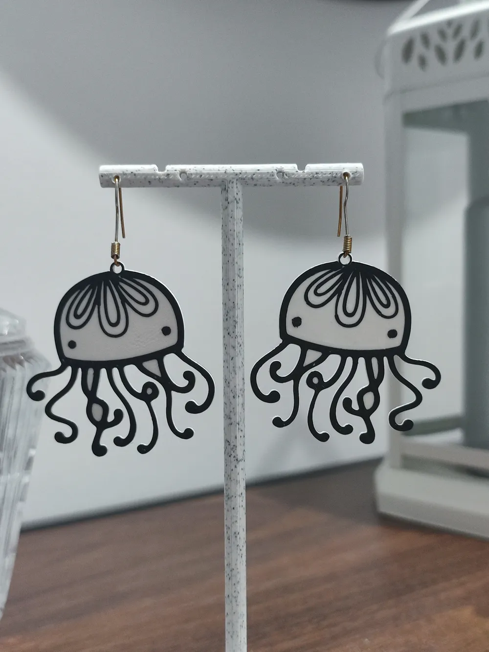 Aretes Medusa Floral, photo 3 of 4 - Aretes Medusa Floral Fashion
