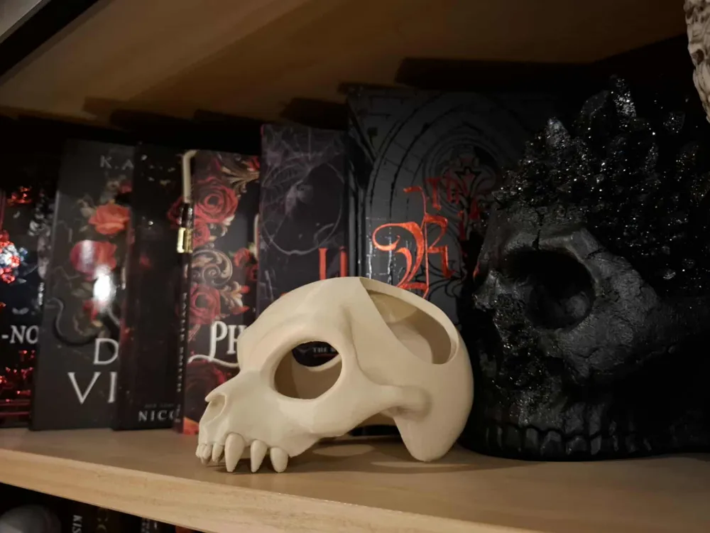 Skull Kitty Mask