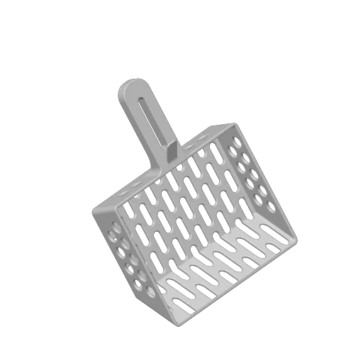 Mega Cat Litter/Pellet Scoop (A1 Mini Friendly), another view - Litter Box Accessories, pet