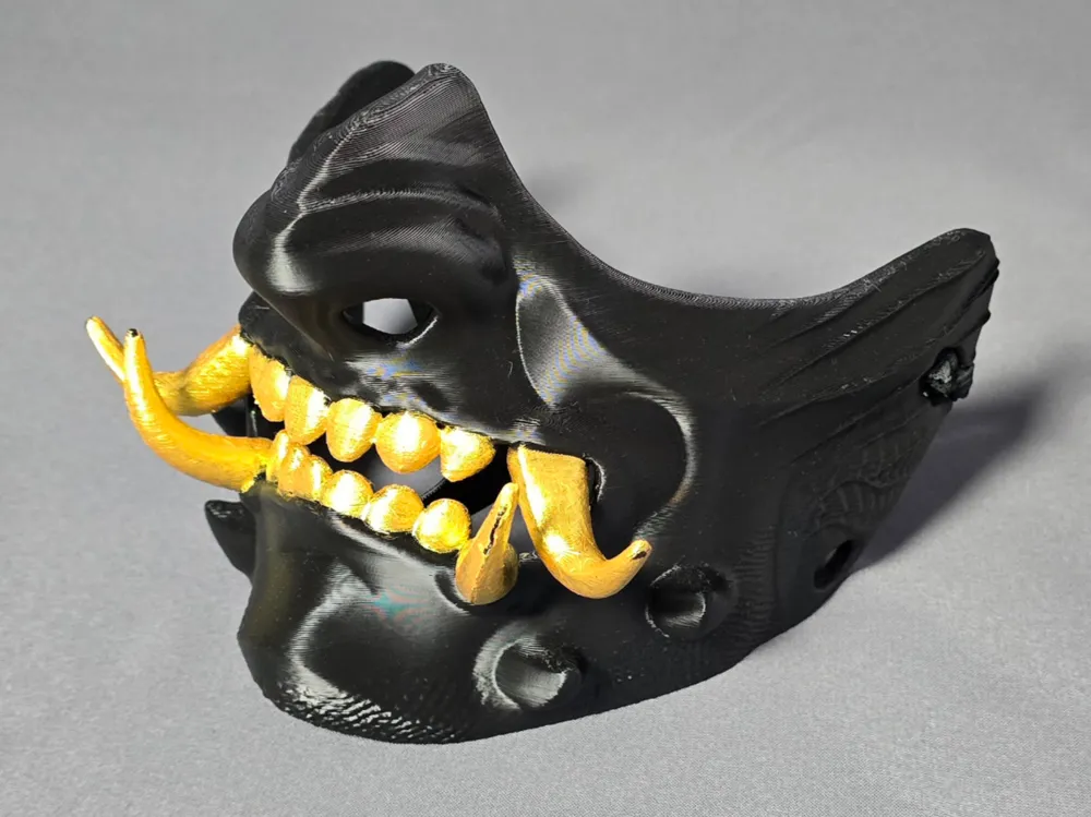 Mempo Samurai Oni Mask