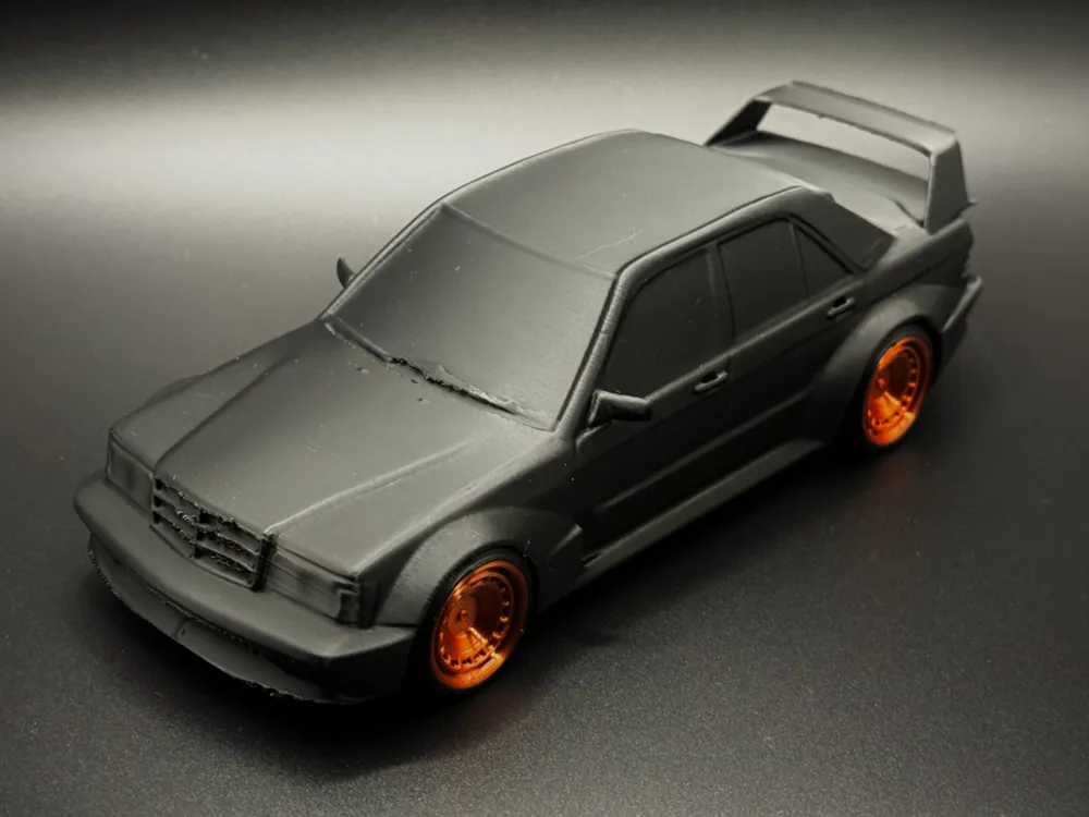 Mercedes 190E Evo II Restomod - 1/24 Scale model!