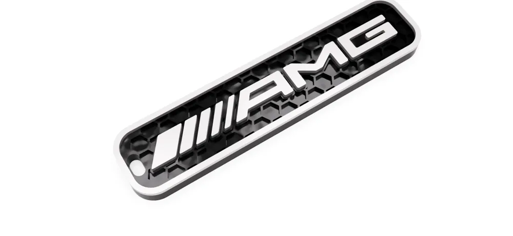 Mercedes AMG Logo keychain, photo 2 of 4 - Car Brand Keychains, accessory