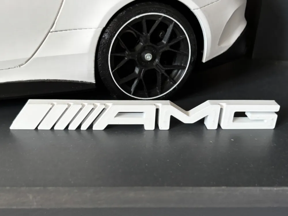 Mercedes AMG logo stand/stand