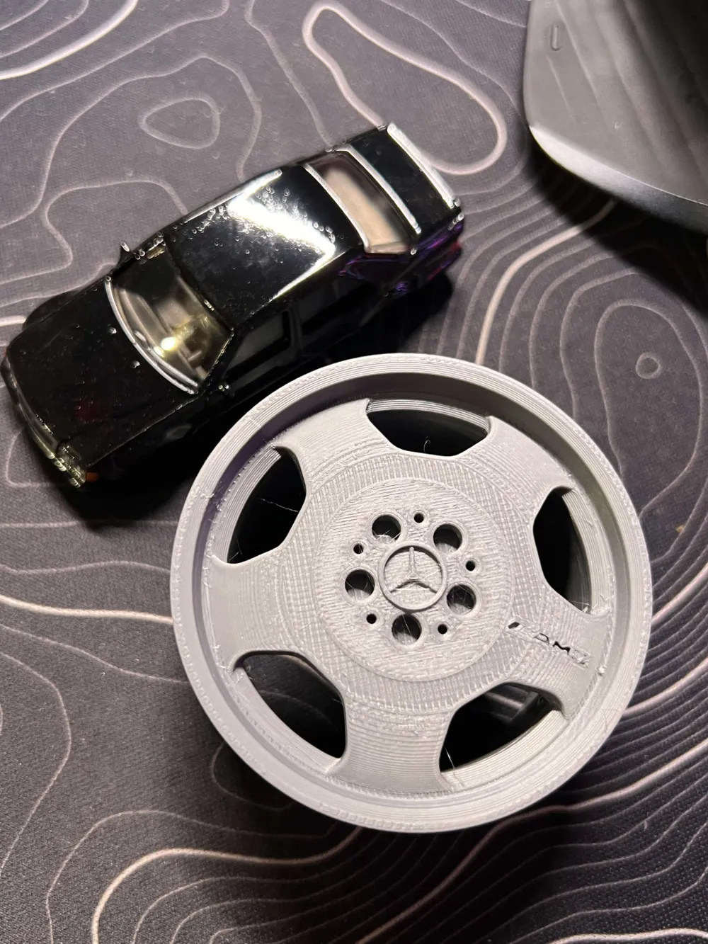 Mercedes-Benz AMG Monoblock Rim| Real Wheel Decor, photo 2 of 4 - Valve Caps & Wheel Accessories, tire