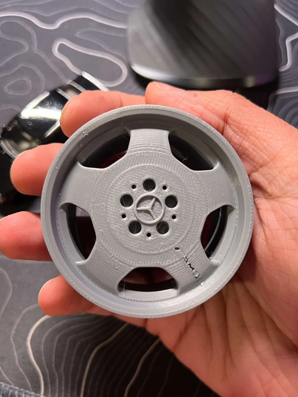 Mercedes-Benz AMG Monoblock Rim| Real Wheel Decor, photo 4 of 4 - Valve Caps & Wheel Accessories, car