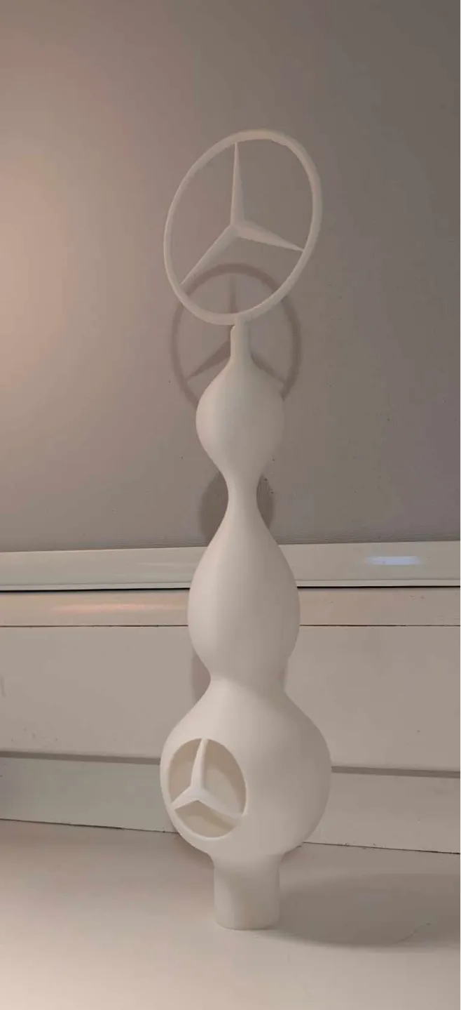 Mercedes-Benz Christmas tree topper, another view - Christmas Tree Toppers & Stands, christmas tree ornament