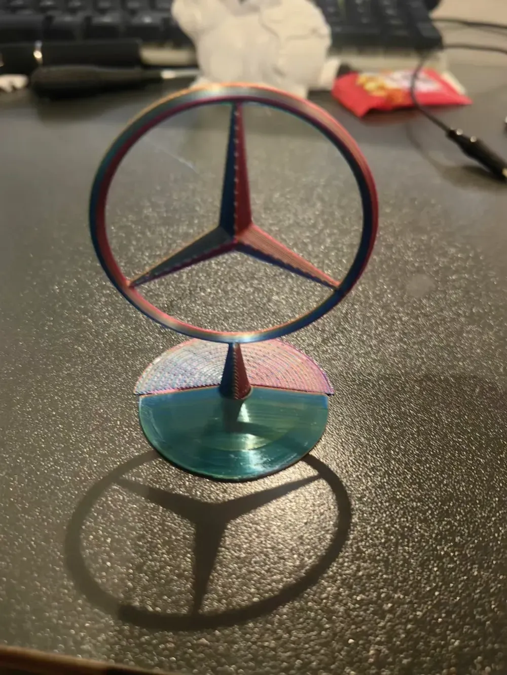 Mercedes Standing Badge, photo 2 of 4 - Car Badges & Emblems, Benz