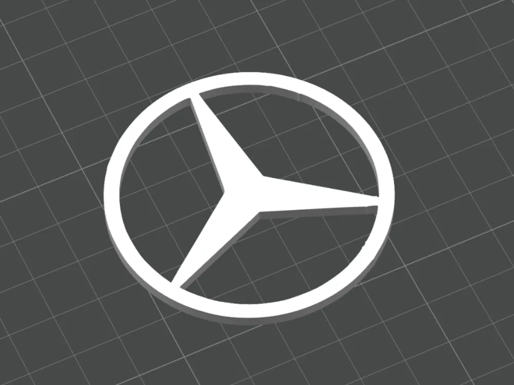 Mercedes Benz Emblem Logo - (No Text)