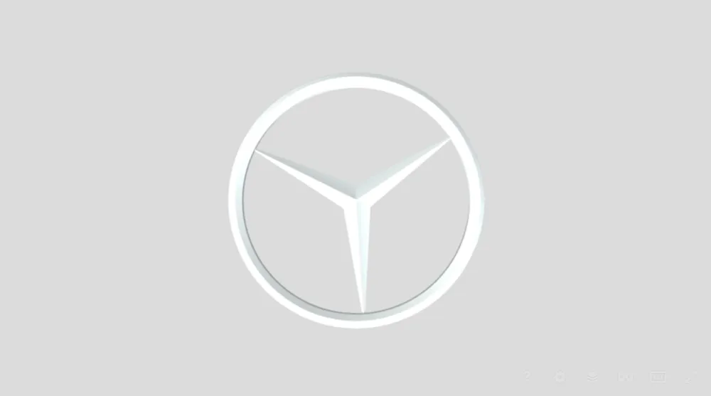 Mercedes Benz Logo 3D