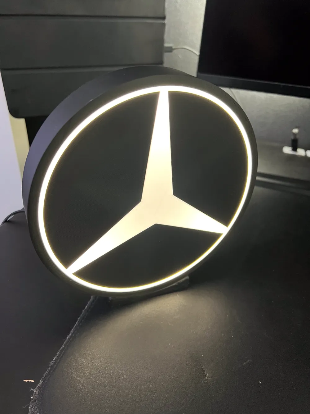 Mercedes Light Box Led Lamp lightbox, photo 3 of 4 - Light Boxes & Shadow Lamps, car