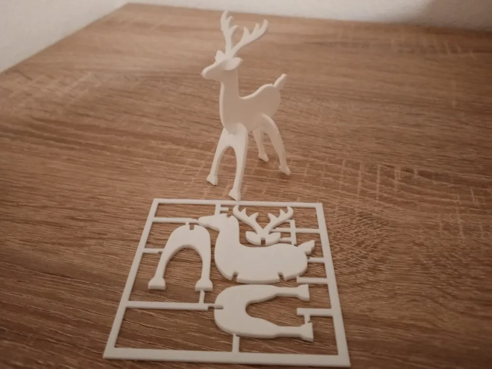 Merry Christmas Deer Kit Card, photo 2 of 4 - Merry Christmas Deer Kit Card Household