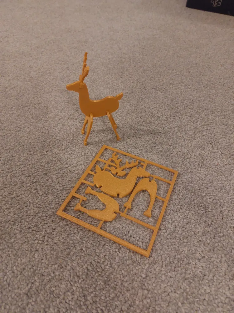 Merry Christmas Deer Kit Card, photo 4 of 4 - Merry Christmas Deer Kit Card Household