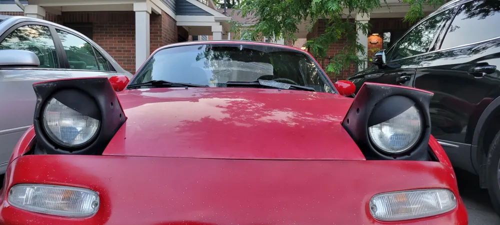Miata angry eyes headlight cover, photo 4 of 4 - Mirrors, Lights & Exterior Parts, mazda miata