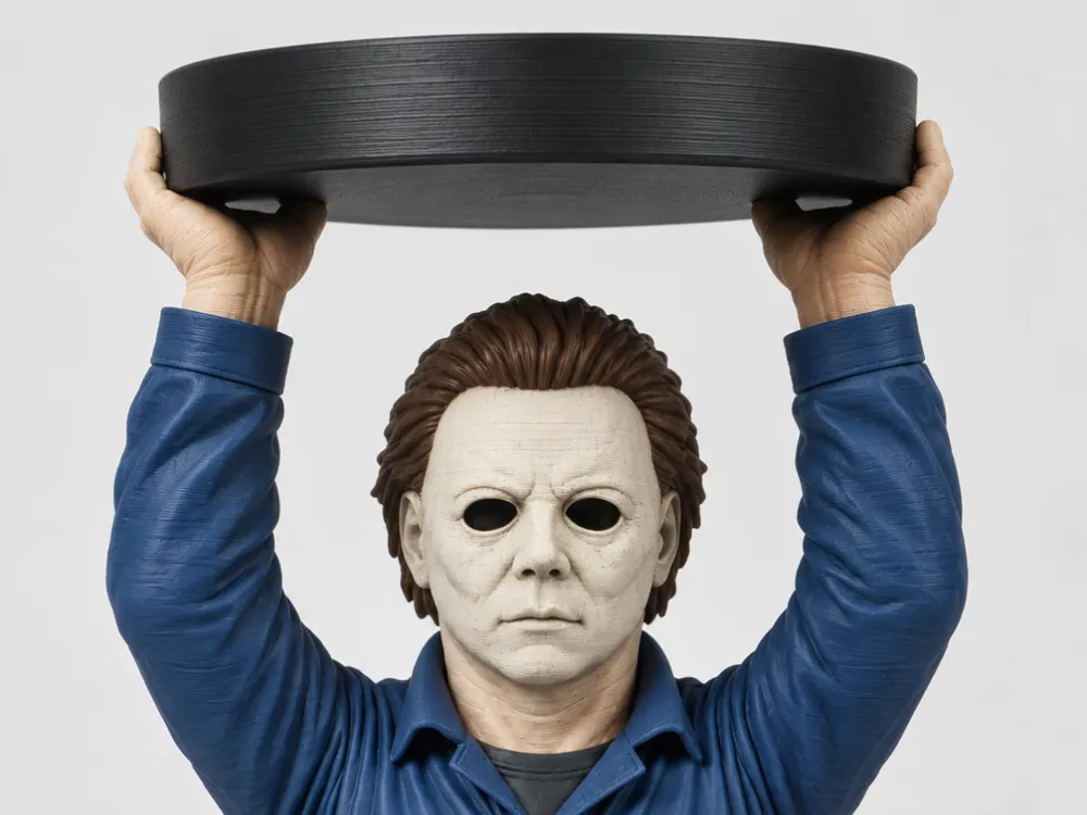 Michael Myers 3 wick Candle Holder Best on MW, photo 2 of 3 - Michael Myers 3 wick Candle Holder Best on MW Household