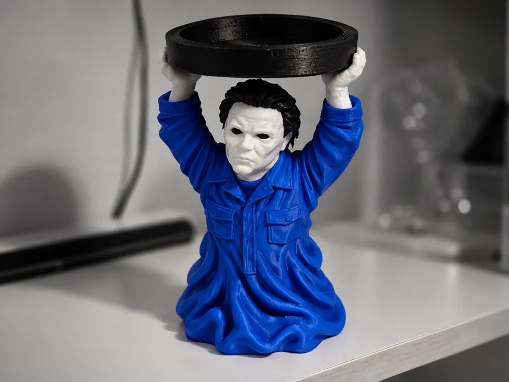 Michael Myers Candle Holder, photo 2 of 4 - Michael Myers Candle Holder Art