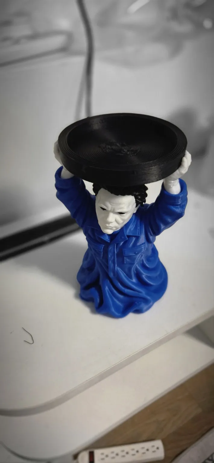 Michael Myers Candle Holder, photo 4 of 4 - Michael Myers Candle Holder Art