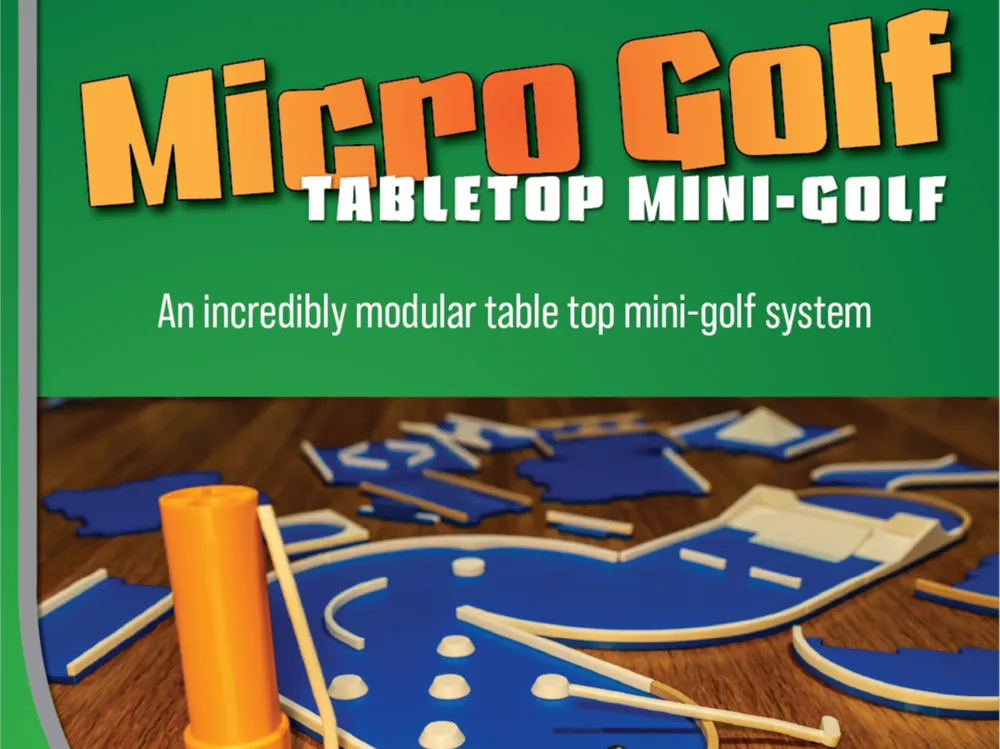 Micro-Golf A tabletop mini-golf system