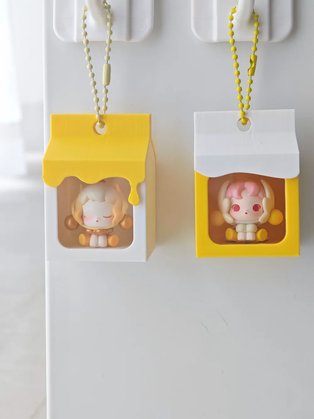 Milk Carton Keychain with Storage, photo 4 of 4 - Keychains, key chain