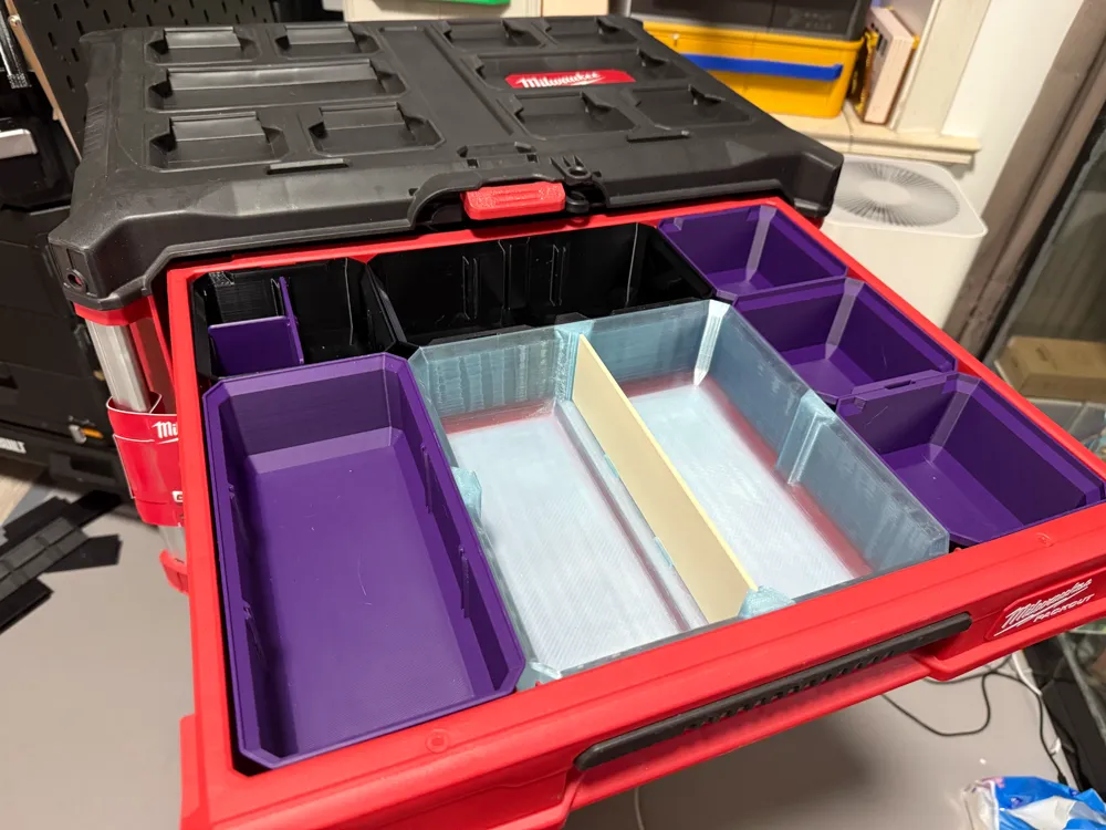 Milwaukee 3 drawer box (48-22-8447) low drawer tub - Organizers, in stock in India