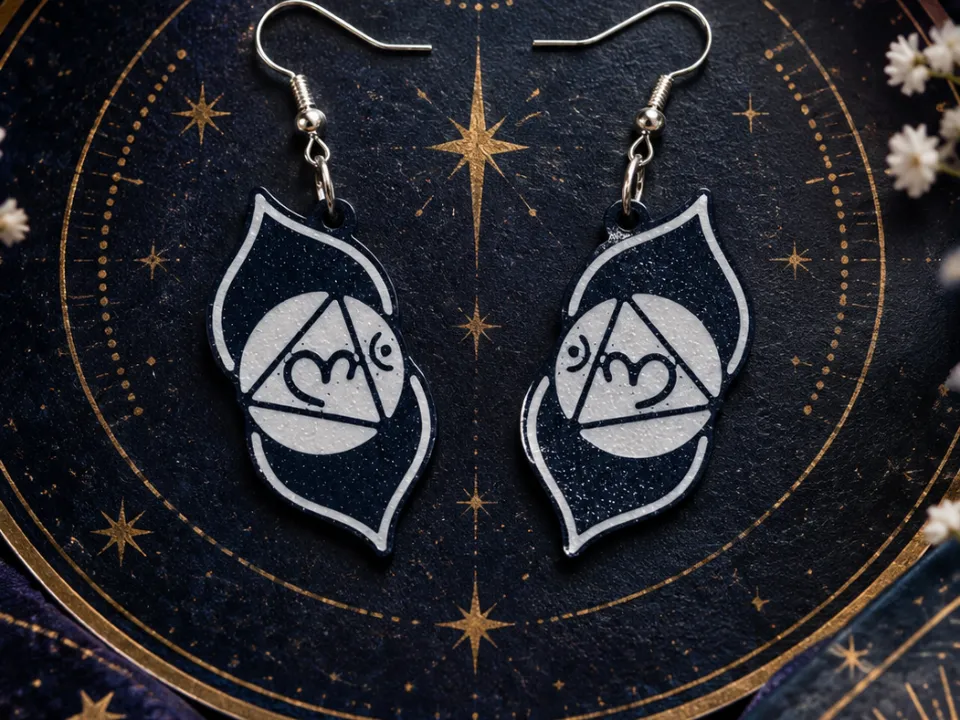 Mind gateway earrings, photo 4 of 4 - Mind gateway earrings Fashion