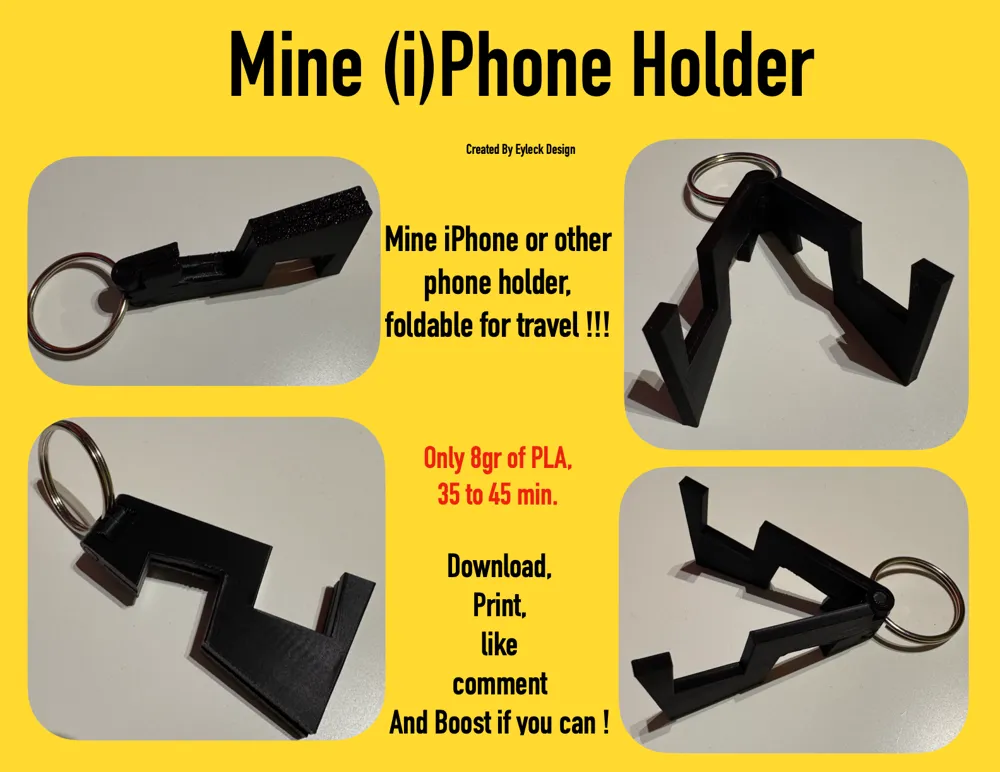 Mine (i)Phone Holder, photo 2 of 4 - Mine (i)Phone Holder Hobby & DIY